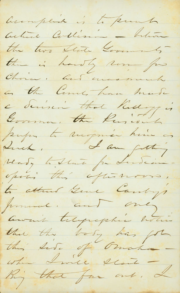 William T. Sherman to David F. Boyd, 20 May 1873 (3)