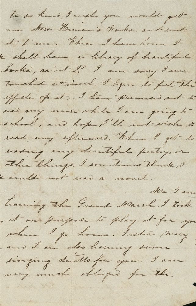 Esther Wright to her mother, Sarah Wright, 19 April 1857 (3)