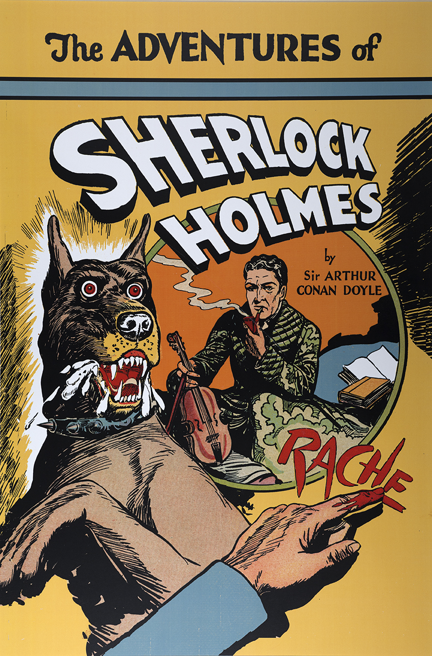 Hound of the Baskervilles poster from Russell A. Mann Sherlock Holmes Research Collection