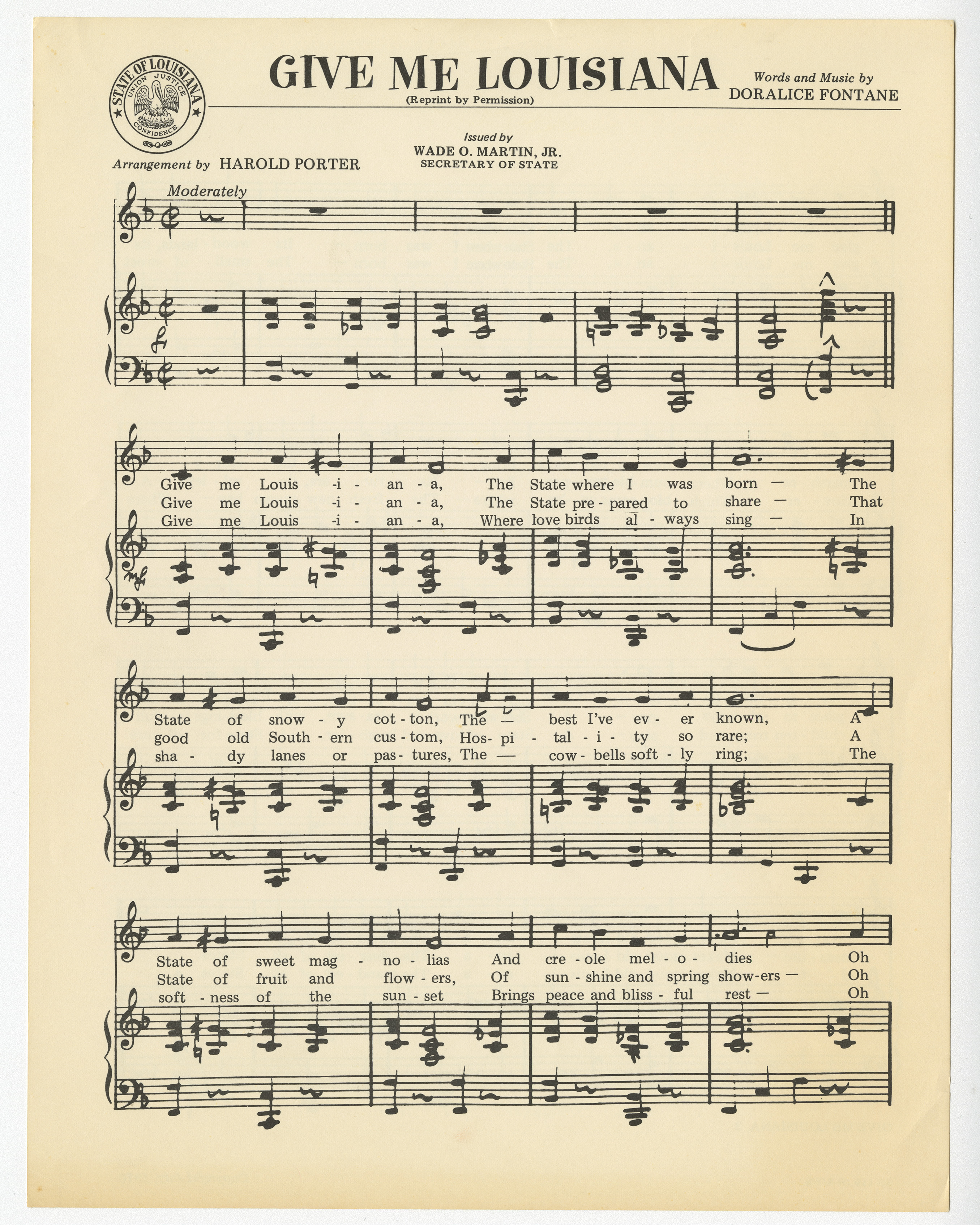 GiveMeLouisiana_sheet music