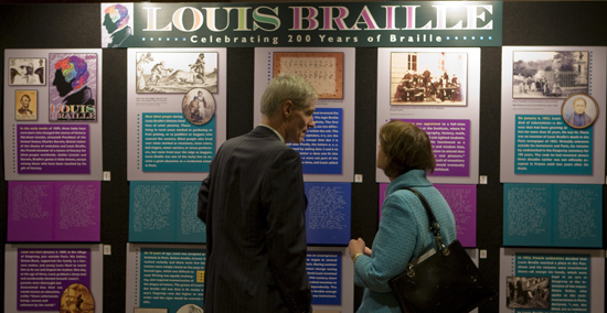 Louis Braille Bicentennial Exhibit