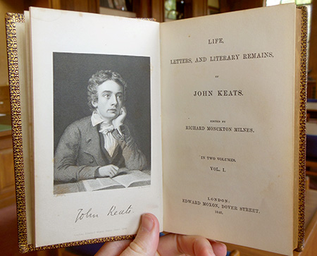 The Life, Letters, and Literary Remains of John Keats (1848)